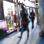 SHOPS, oil on canvas 90x80cm, 2009, Mariarosaria Stigliano