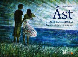 Copertina della graphic novel AST . L'isola sommersa con illustrazioni di Mariarosaria Stigliano