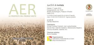 Invito per mostra AER, premio Vasto 2010