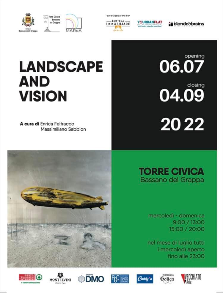 Manifesto della mostra Landscape and Vision, 2022